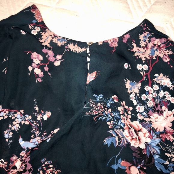 Floral Sheer Blouse - Picture 5 of 5